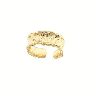 HELLA   |   Anillo ajustable mediano - No. 7 a 9   |   Laminado en oro