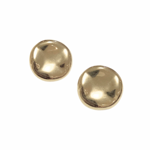 REDONDO Y ONDULADO   |    Aretes pegaditos - Grandes    |    Acero inoxidable