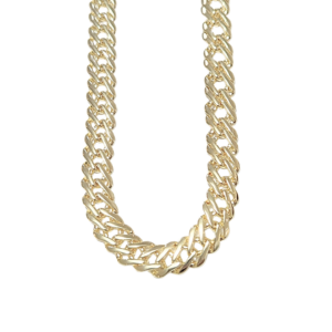 TRIBÁN ANCHA   |   Cadena corta delgada  - 45 cm de extensión   |   Laminado en oro