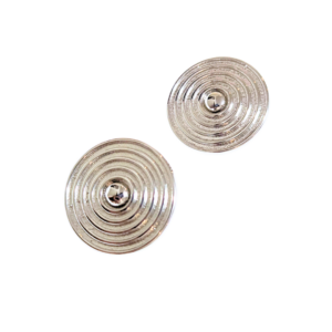 CIRCULARES Y PLANOS   |   Aretes pegaditos - Medianos    |    Laminado en rodio