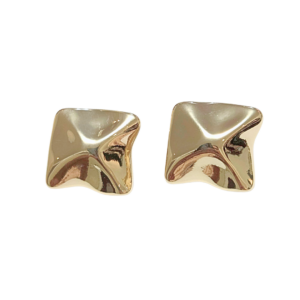 MOVI DORADO   |   Aretes pegaditos - medianos    |    Laminado en oro