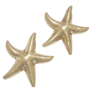 ESTRELLAS DORADAS VINTAGE - XL |    Aretes pegaditos - extra ligeros   |    Aleación de Zinc