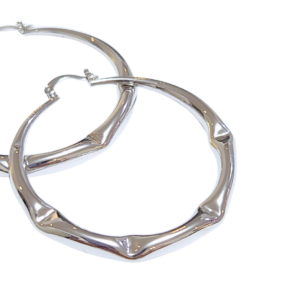 ALINAS DELGADAS   |   Aretes tipo arracadas - Grandes    |    Laminado en rodio