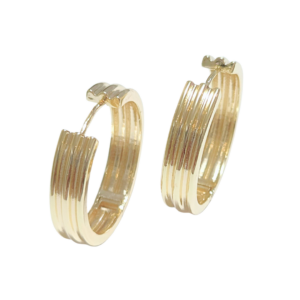 ZURCOS   |   Aretes tipo arracadas - grandes    |    Laminado en oro