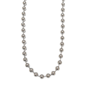 BOLITAS MEDIANAS   |   Cadena corta de grosor medio - 45 cm de largo + 5 cm de extensor   |   Acero inoxidable