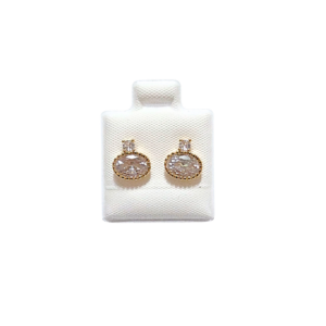 OVALADOS DOBI   |    Aretes pegaditos - Chicos    |    Laminado en oro