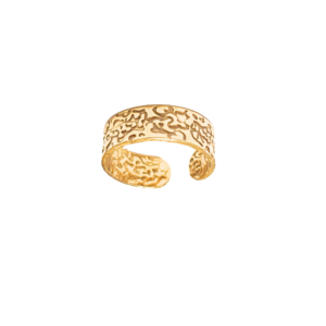 DELGADO CON GRIETAS  |   Anillo ajustable - No. 7   |   Acero inoxidable