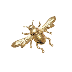 ESCARABAJO DORADO   |   Broche prendedor - Grande   |   Acero inoxidable