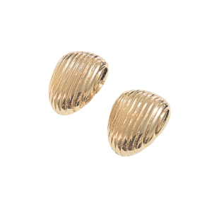 OVALADOS DE LÍNEAS   |   Aretes - medianos    |    Laminado en oro