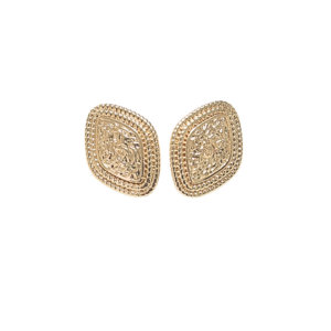 ROMBOS   |   Aretes - medianos    |    Laminado en oro