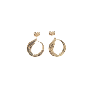 CIRCULARES CON COPETE   |   Aretes - medianos    |    Laminado en oro
