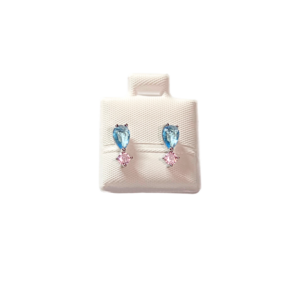 DANIS   |   Aretes tipo broquel - Mini   |    Rodio