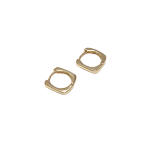 CUADRADOS DELGADOS    |    Aretes huggies tipo arracadas - Chicas   |    Laminado en oro