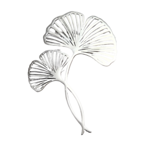 FLORES PLATEADAS   |   Broche prendedor - Grande   |   Acero inoxidable