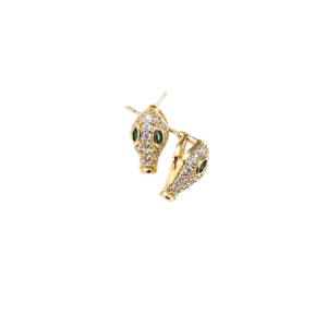 CABEZA DE SERPIENTE   |    Aretes pegaditos - Chicos    |    Laminado en oro
