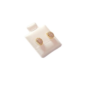 OVALITOS | Aretes tipo broquel - Mini | Laminado en oro