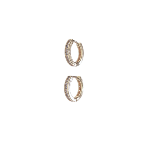DONITOS DELGADOS   |    Aretes huggies tipo arracadas - Chicas   |    Laminado en oro