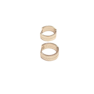 RALLADAS ROSE GOLD   |    Aretes huggies tipo arracadas - Chicas   |    Laminado en oro rosa