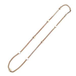 UNDA 60  |    Cadena corta y gruesa - 60 cm de largo   |    Laminada en oro