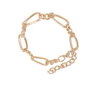 DOLIM 19  |   Pulsera mediana/grande - 19 cm de extensión + 5 cm de extensión   |    Laminado en oro