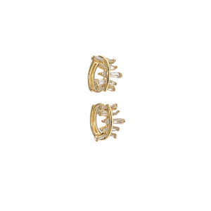 PULINES   |    Aretes huggies tipo arracadas - Chicas   |    Laminado en oro