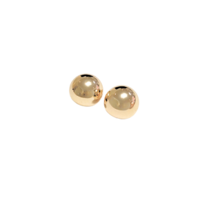 DORMILONAS DORADAS - G | Aretes pegaditos - Talla: Grande | Laminado en oro