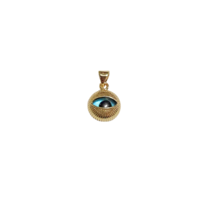 OJO PROTECTOR | Dije - chico | Laminado en oro