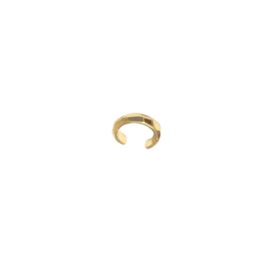 FACETADO DELGADO | Arete simulador - Chico | Laminado oro