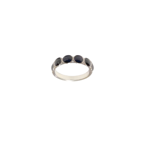 ARO DOTS | Anillo delgado chico - No. 6 | Acero inoxidable