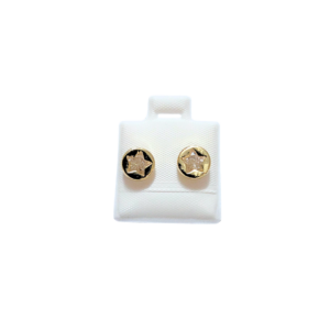 CIRCULARES CON ESTRELLAS AL CENTRO    |   Aretes tipo broquel - Chicos   |    Laminado en oro